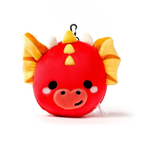 Smok poduszka podróżna + maseczka maskotka