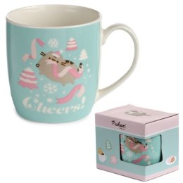 Świąteczny Kubek Porcelanowy Pusheen Kot