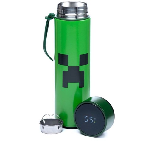 Termos bidon z termometrem Creeper z Minecraft 450ml