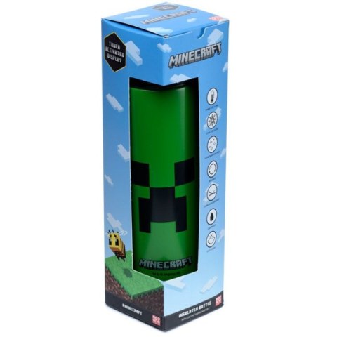 Termos bidon z termometrem Creeper z Minecraft 450ml