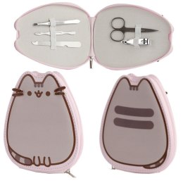 Zestaw do manicure przybornik Kot Pusheen